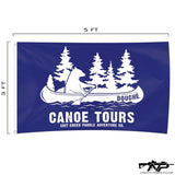 Canoe Tours Flag - 3' x 5' - Flag