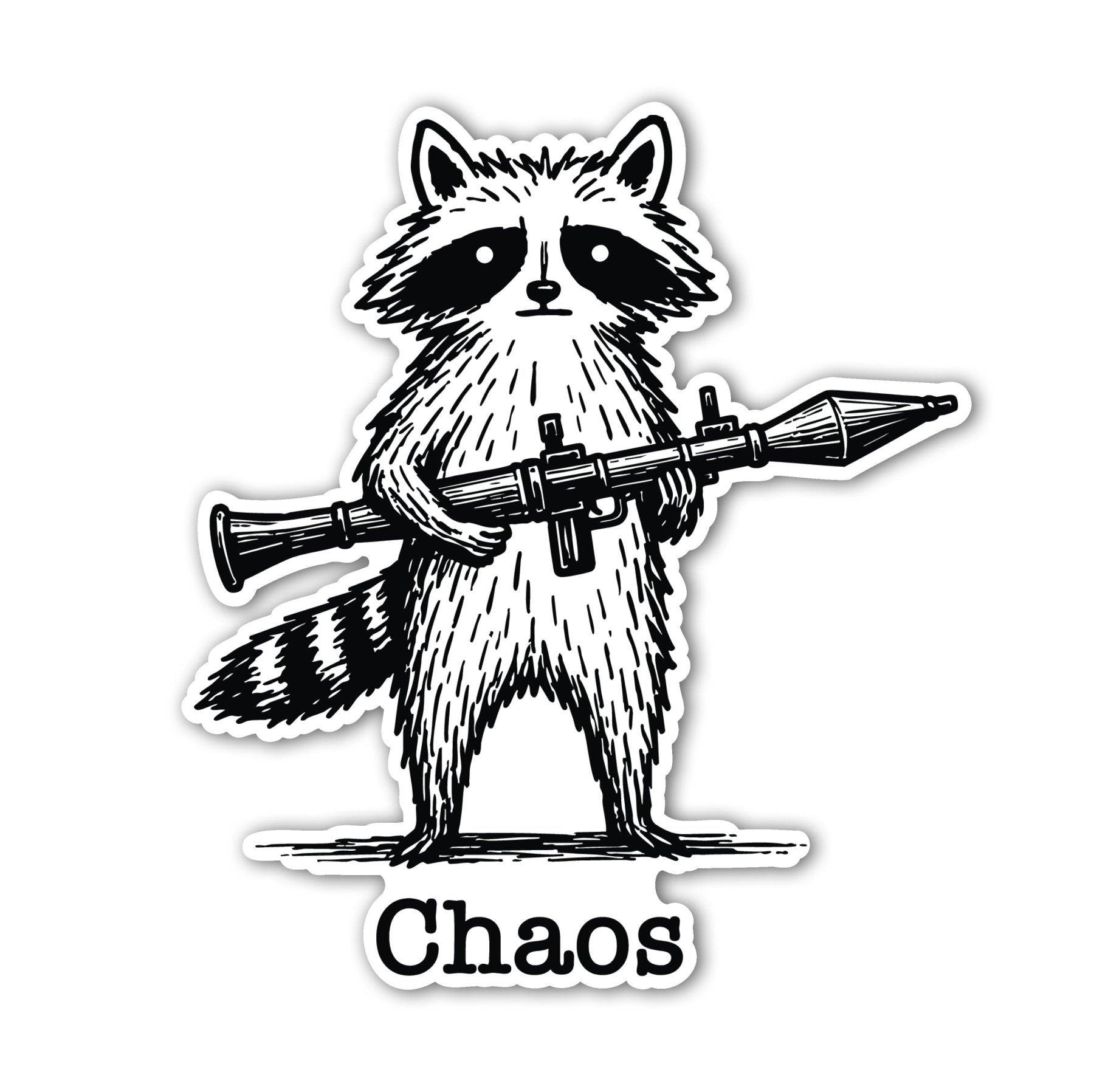 Chaos Sticker - 4" - Sticker