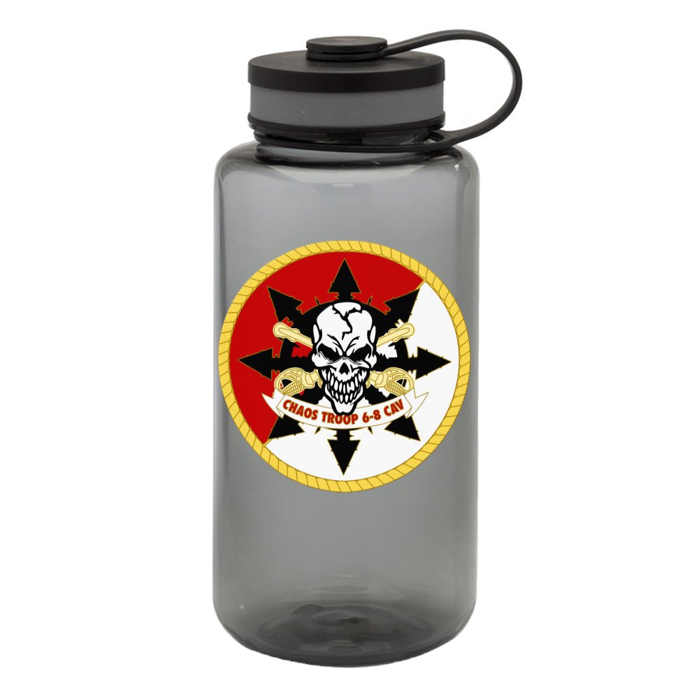 Chaos Troop 6 - 8 CAV Water Bottle - 38oz - Private Water Bottle