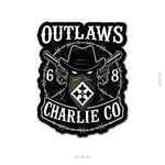 Charlie Outlaws COWBOY Sticker - 3.5" - Private Sticker