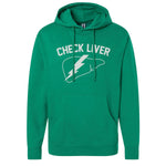 Check Liver Hoodie - Small - Hoodie