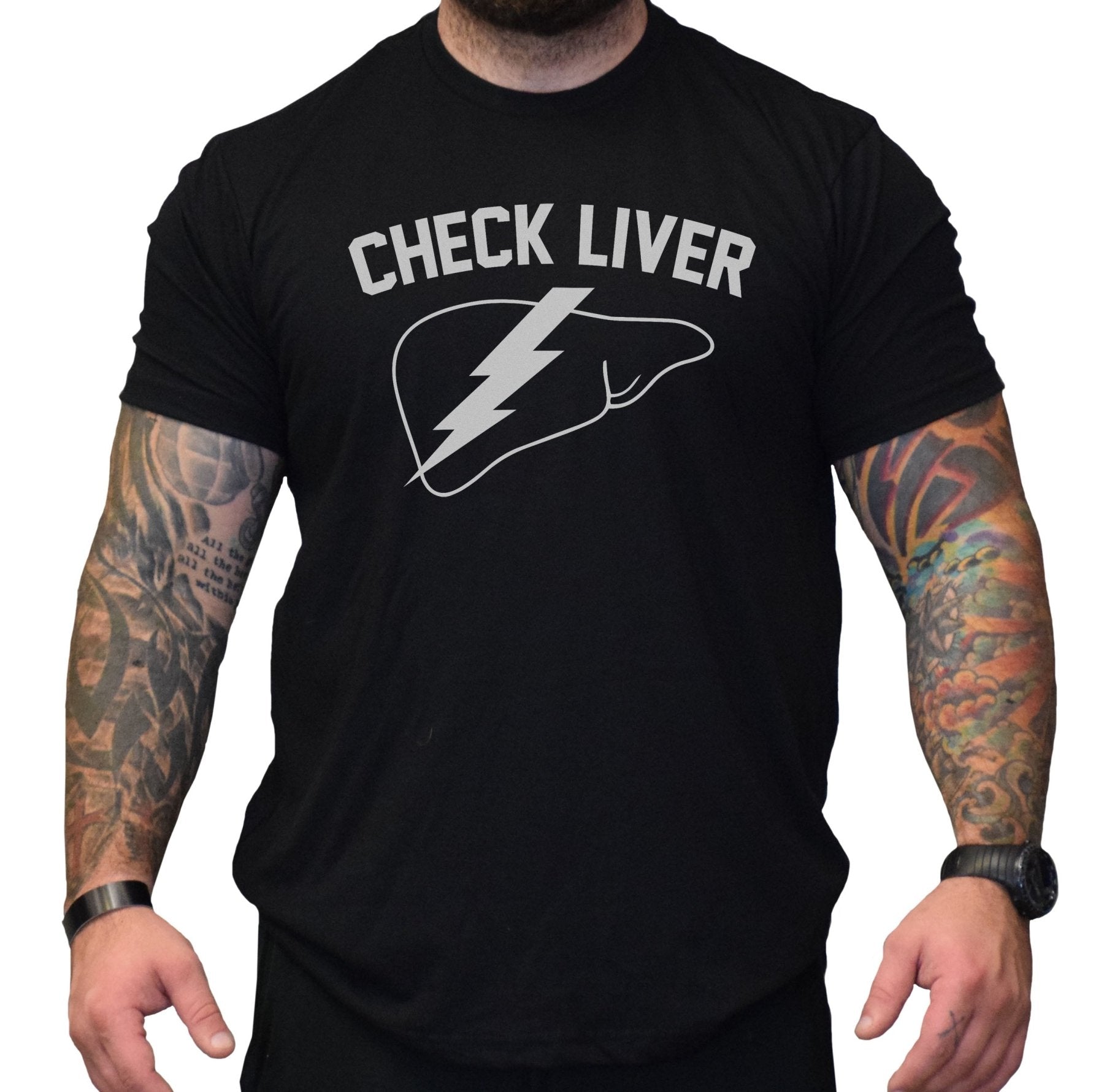 Check Liver Tee - Small - Shirt