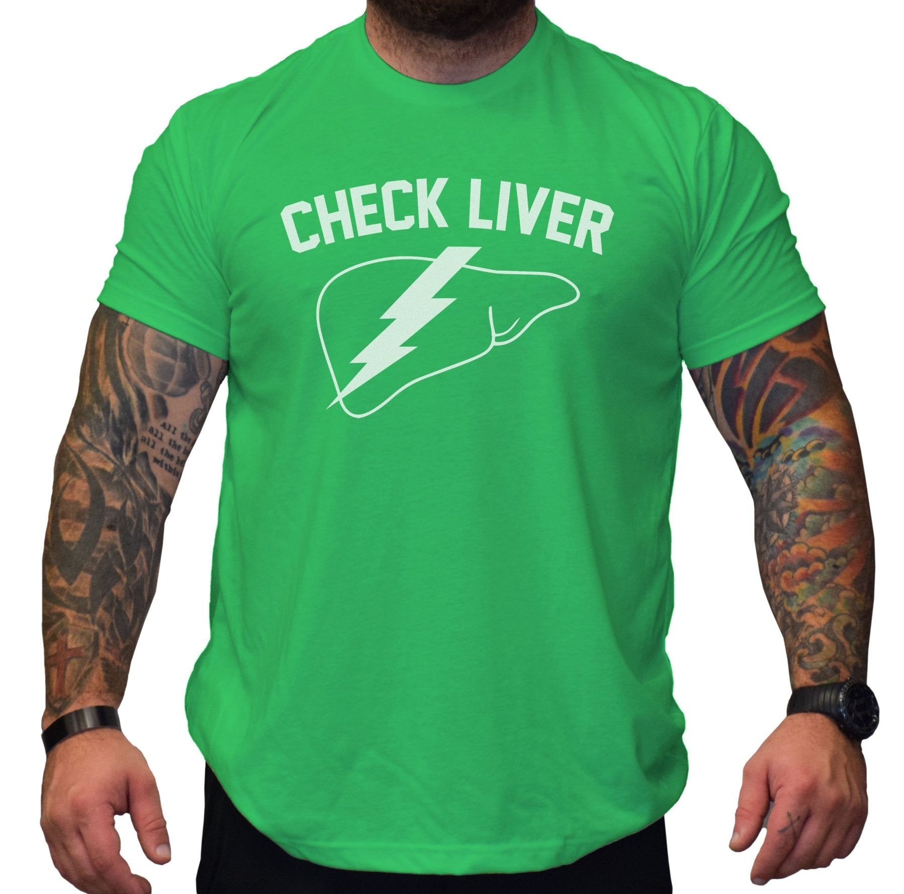 Check Liver Tee - Small - Shirt