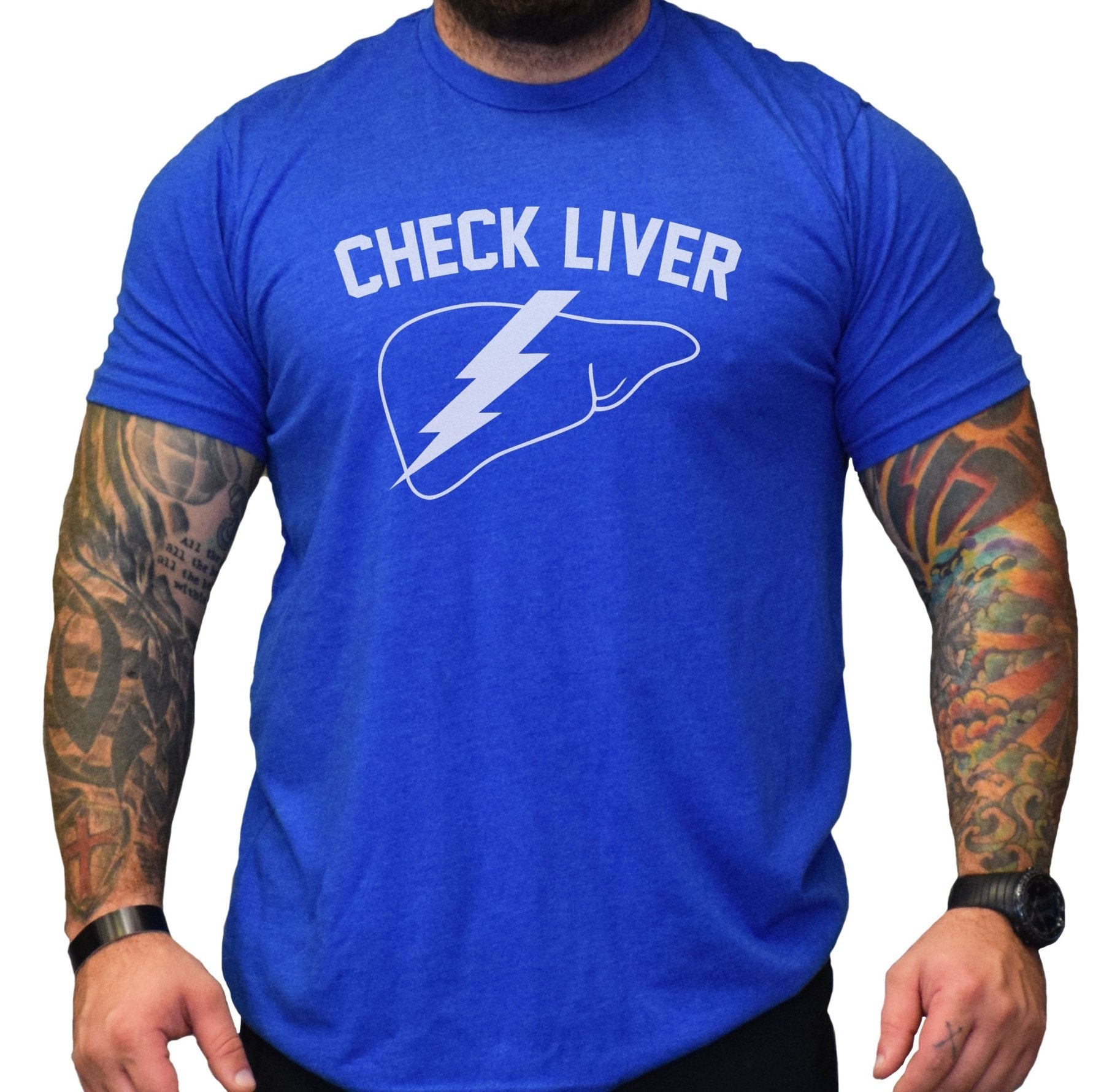 Check Liver Tee - Small - Shirt