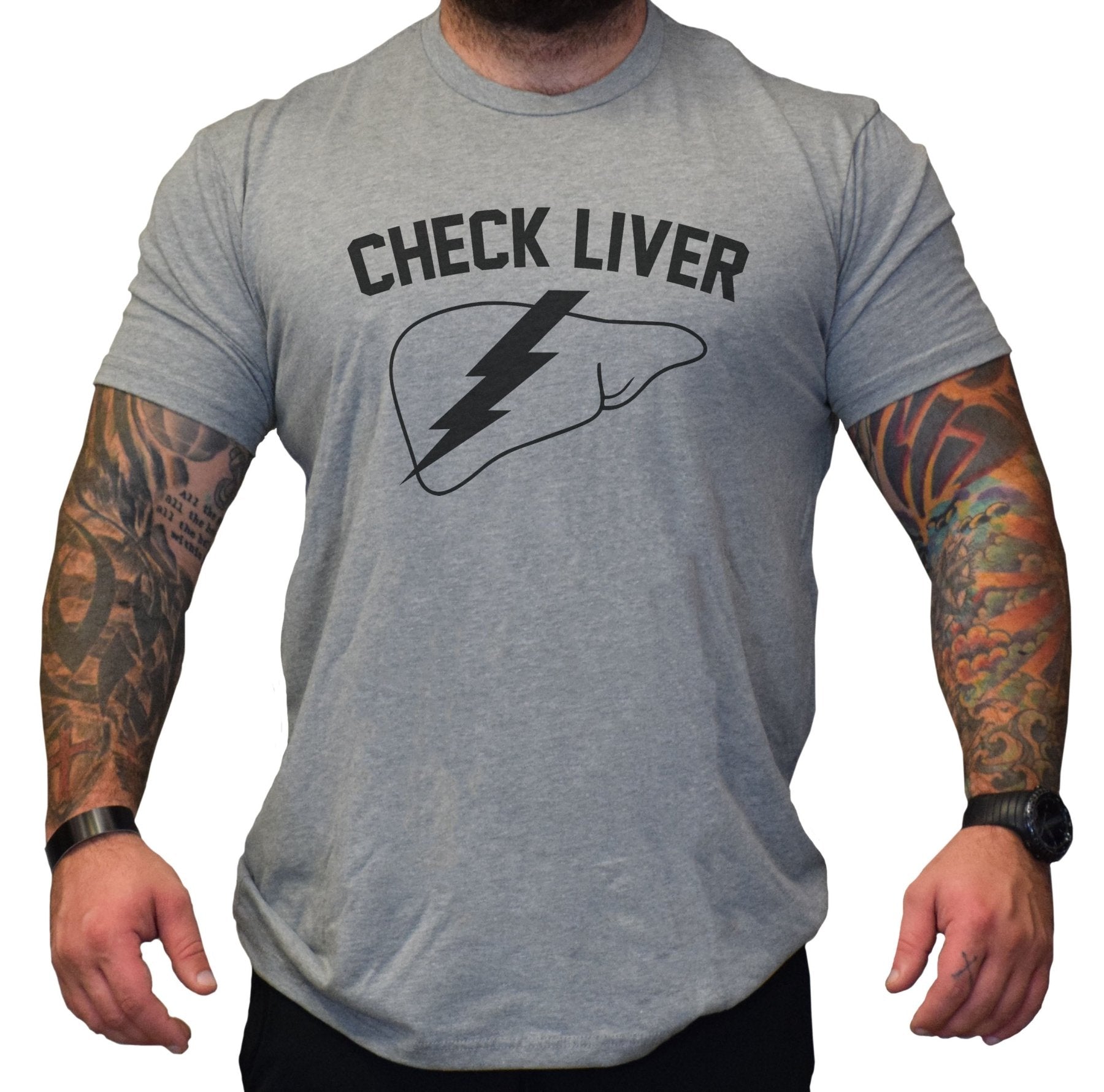 Check Liver Tee - Small - Shirt