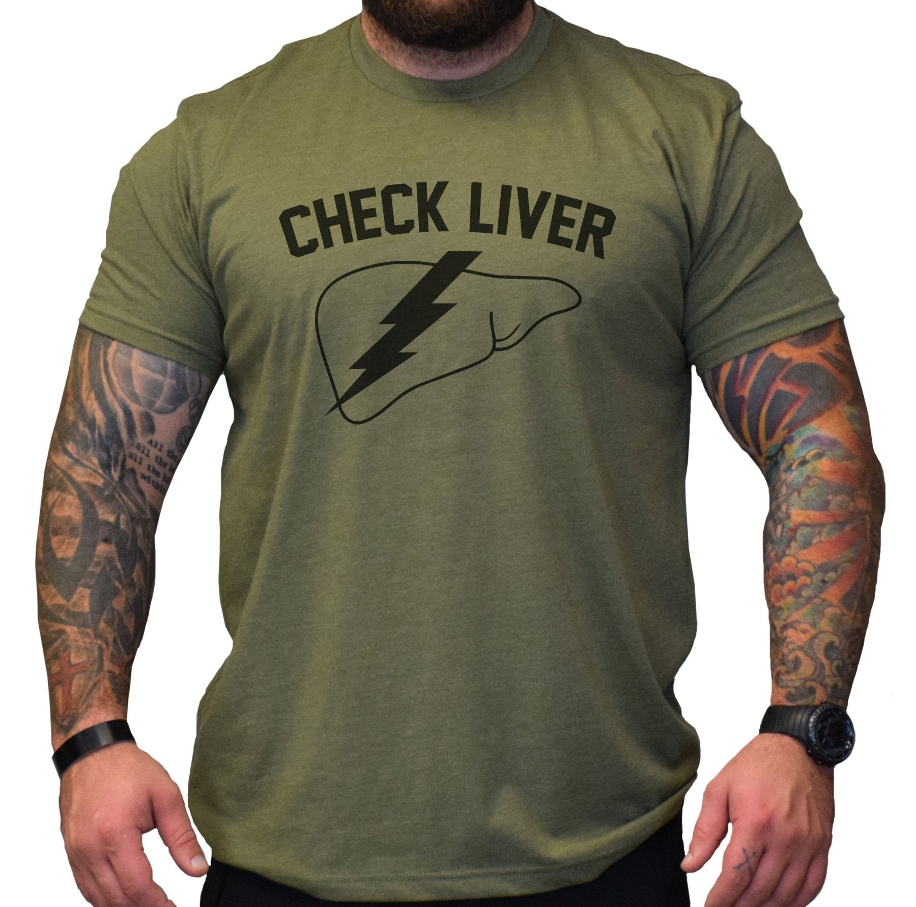 Check Liver Tee - Small - Shirt