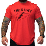 Check Liver Tee - Small - Shirt