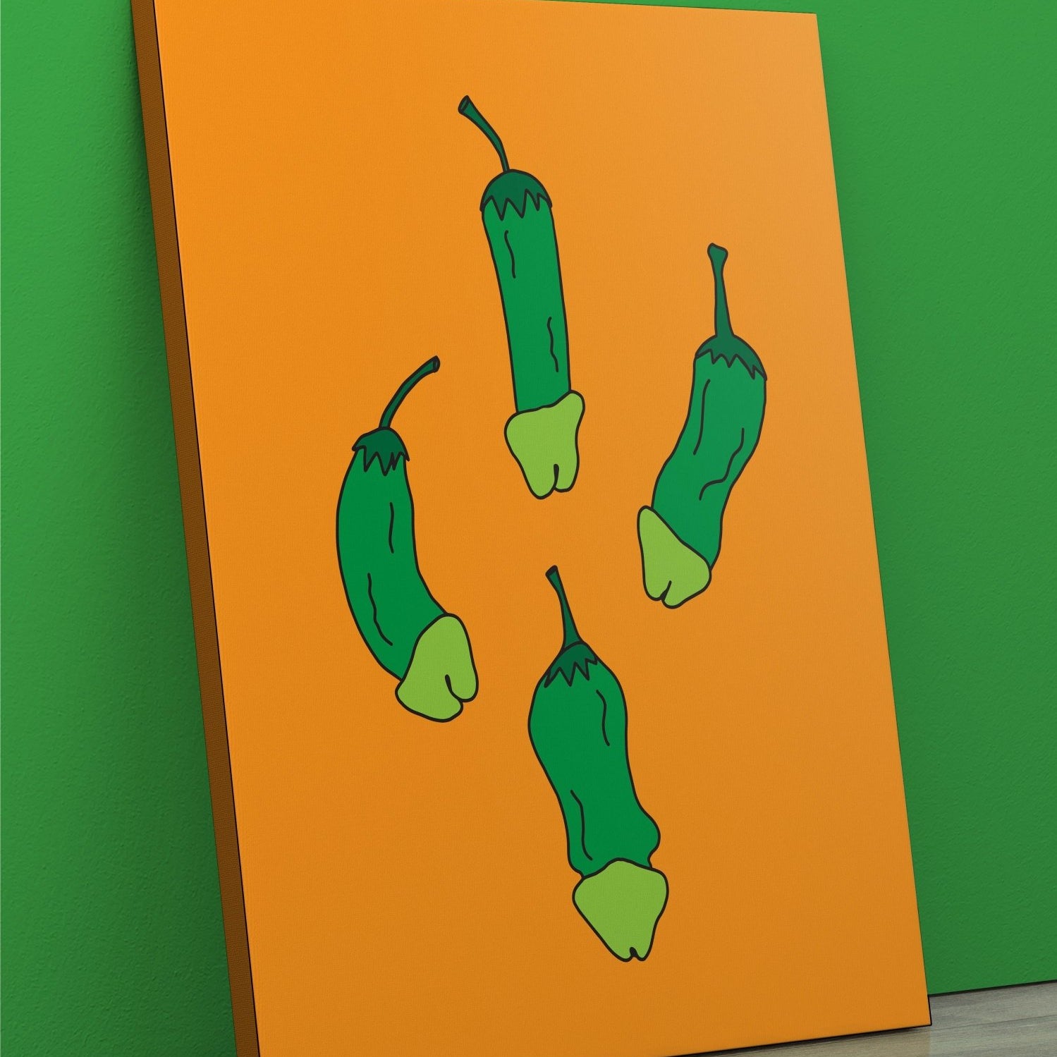 Chilli D*cks Cinco de Mayo Canvas - Stretched Canvas - Canvas