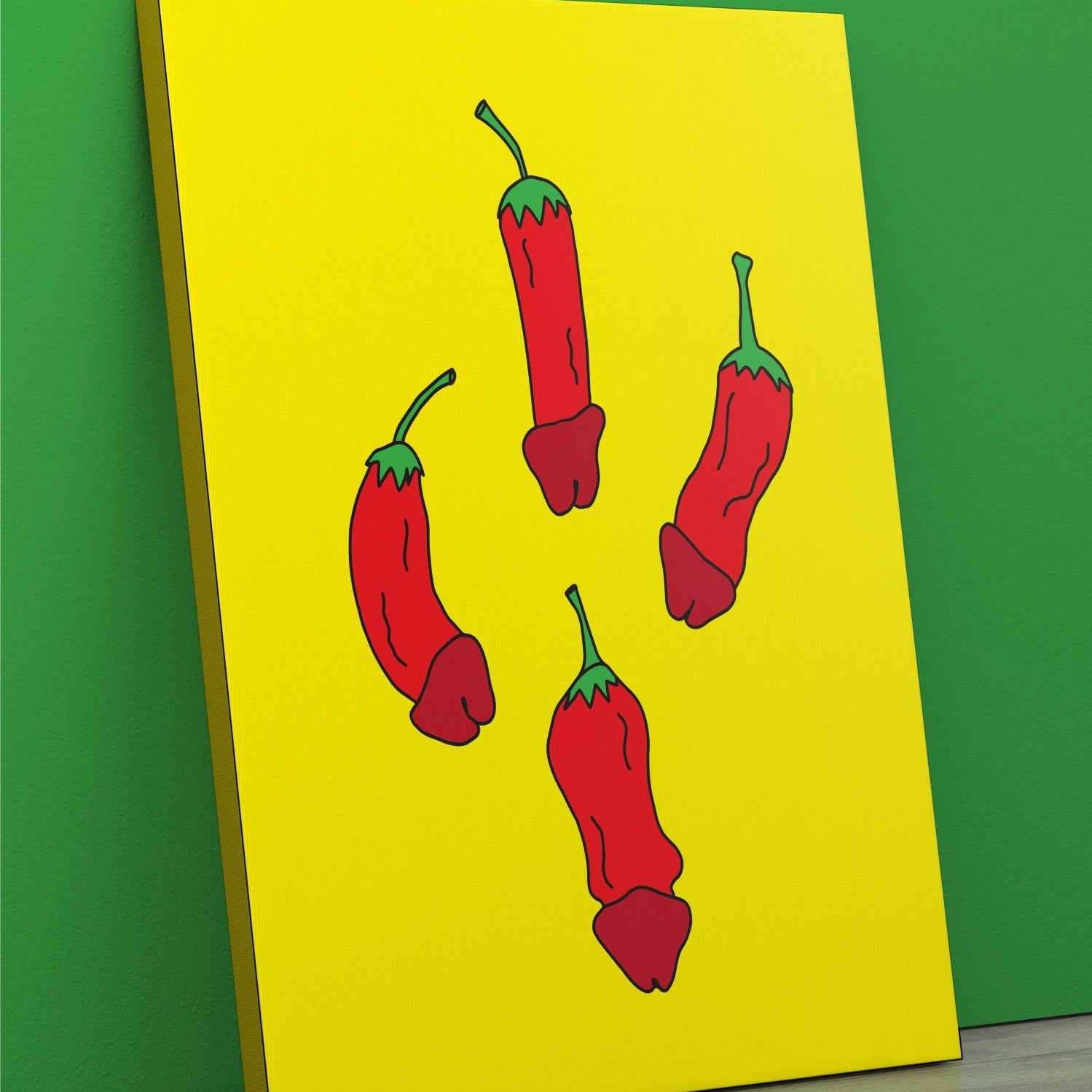 Chilli D*cks Cinco de Mayo Canvas - Stretched Canvas - Canvas