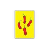 Chilli D*cks Yellow - Red Sticker - 4" - Sticker