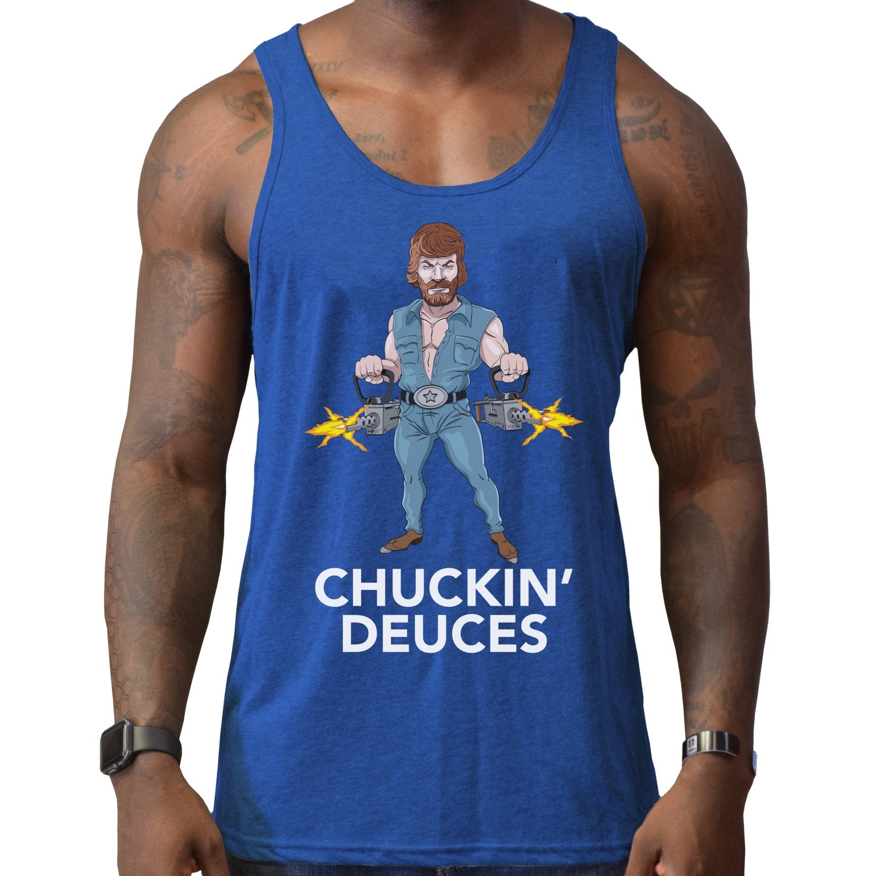 Chuckin' Deuces Tank - Small - Tank