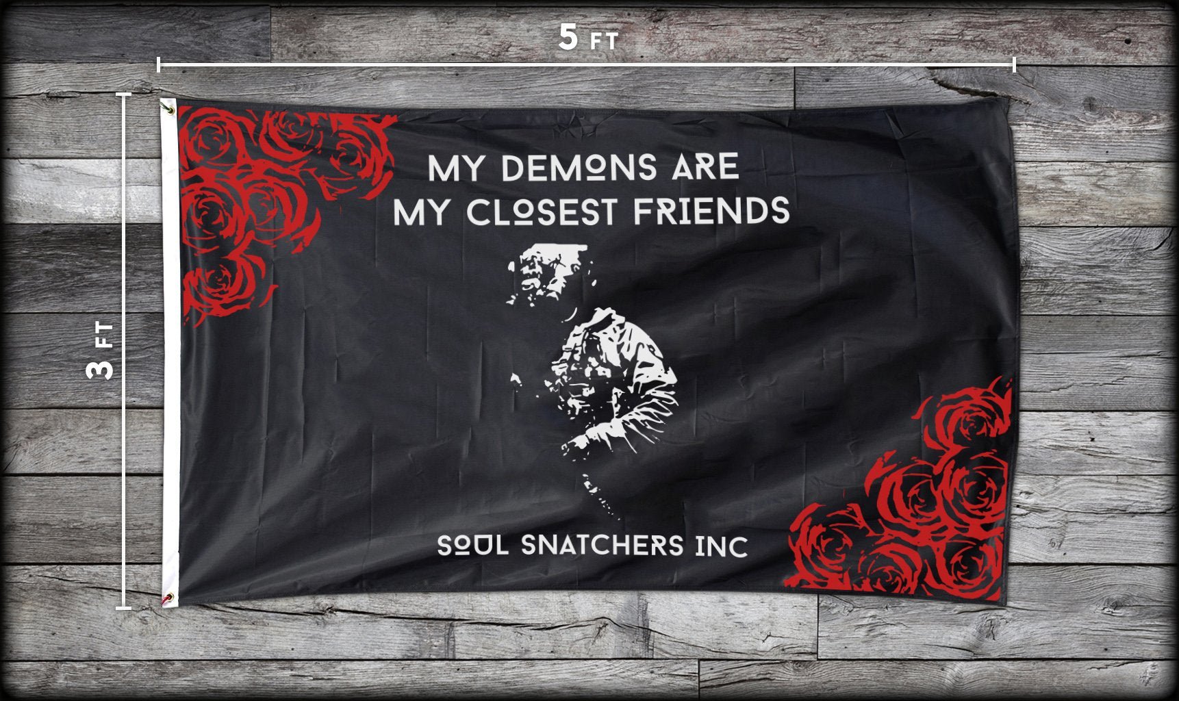 Closest Demon Flag - 3' x 5' - Flag