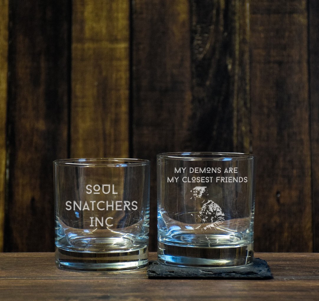 Closest Demons Low Ball Glass Set - Glassware