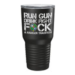 Clover Run Gun Drink Fight Tumbler - 30oz - Tumbler