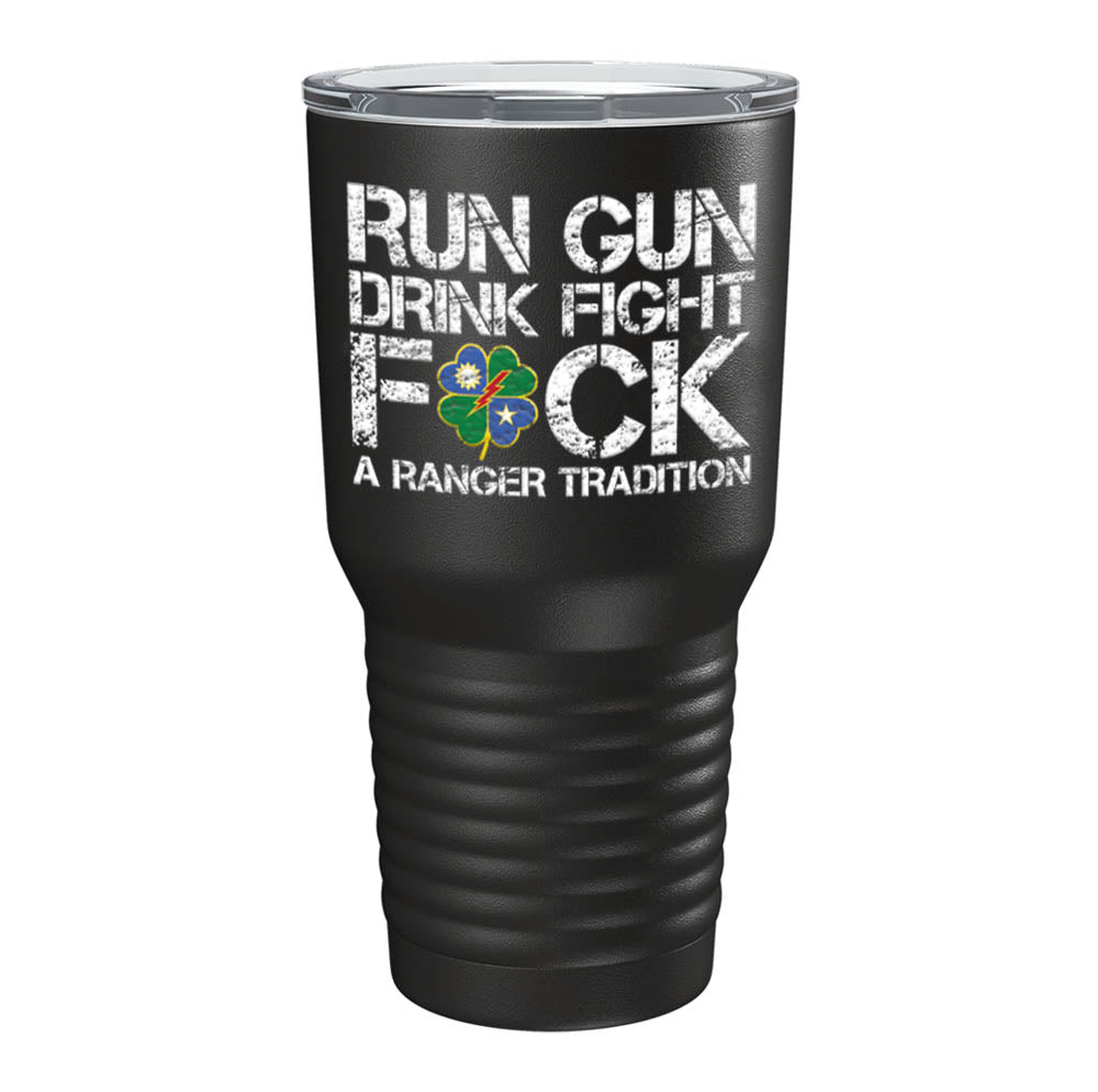 Clover Run Gun Drink Fight Tumbler - 30oz - Tumbler