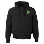 Color 75th DUI Embroidered Boulder Cloth™ Hooded Jacket - Small - Outerwear