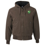 Color 75th DUI Embroidered Boulder Cloth™ Hooded Jacket - Small - Outerwear