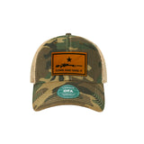 Come and Take It Sniper Leather Dad Cap - OSFA - Headwear