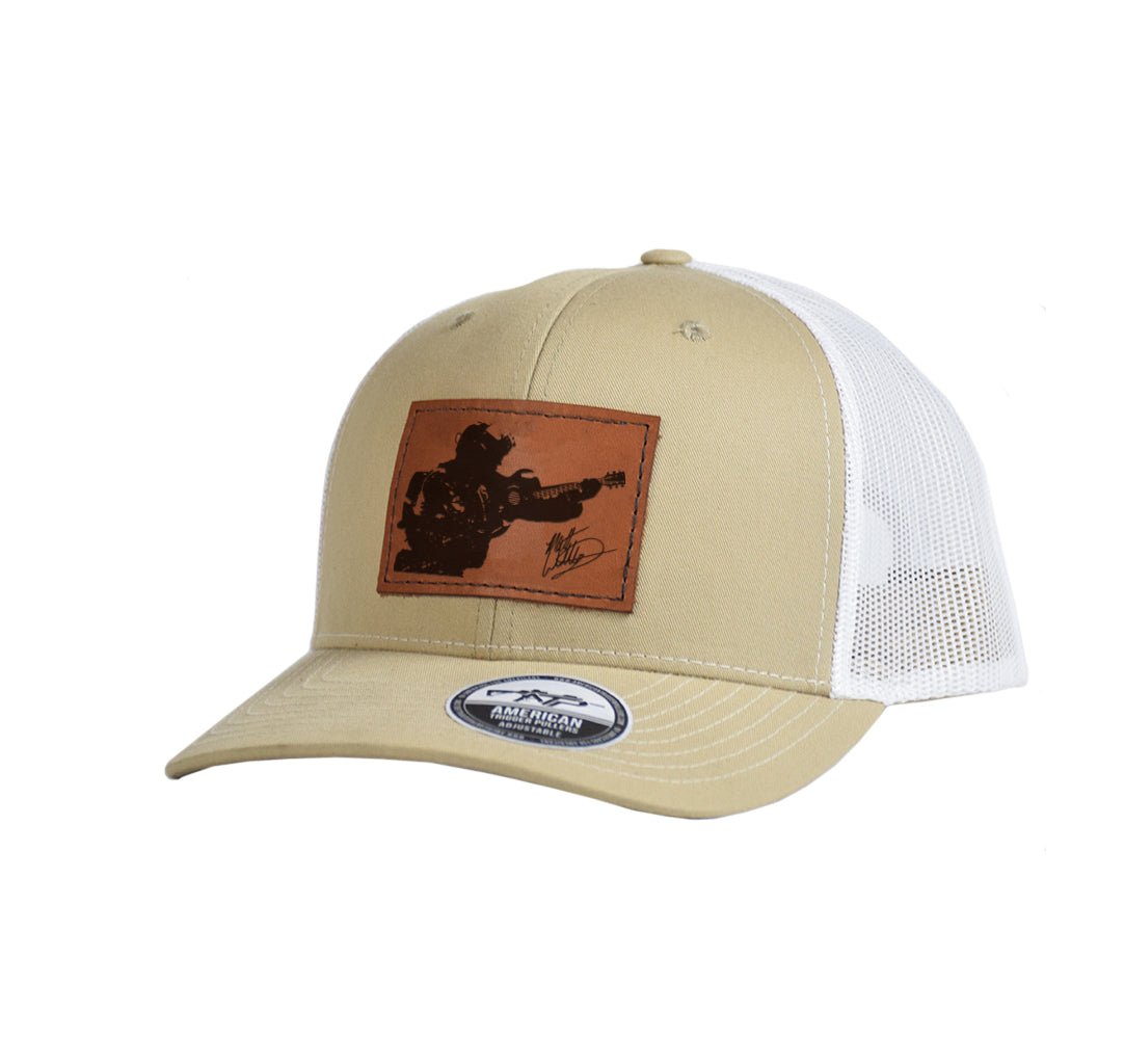 Country Warfighter Leather Snap - Back - Adjustable - Headwear