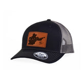 Country Warfighter Leather Snap - Back - Adjustable - Headwear