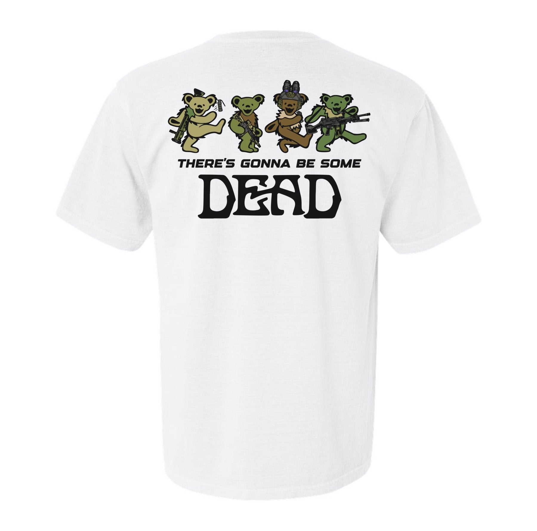 CQB Dead Bears Heavyweight Tee - Small - Shirt