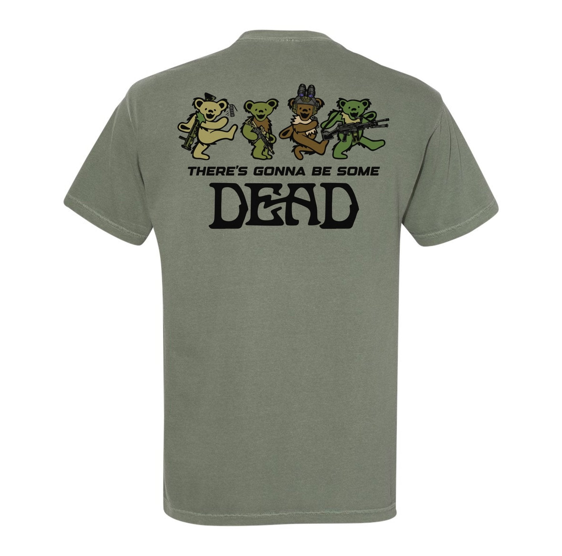 CQB Dead Bears Heavyweight Tee - Small - Shirt