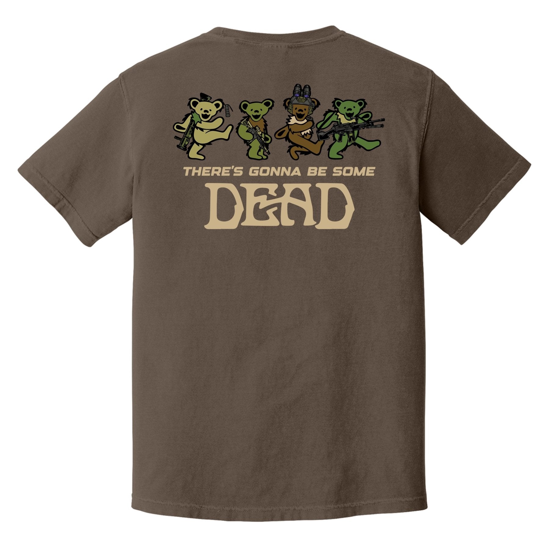 CQB Dead Bears Heavyweight Tee - Small - Shirt