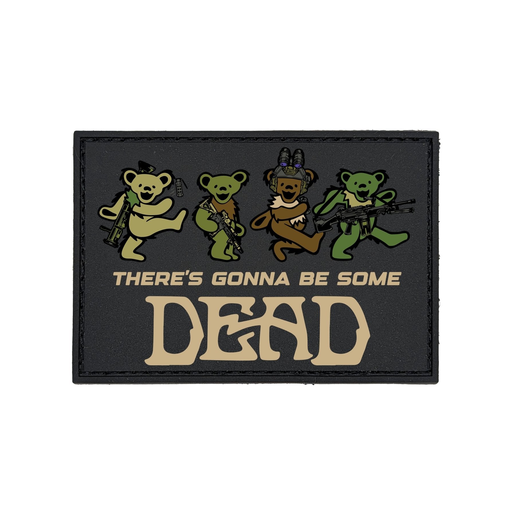 CQB Dead Bears PVC Patch - 3" x 2" - Patch
