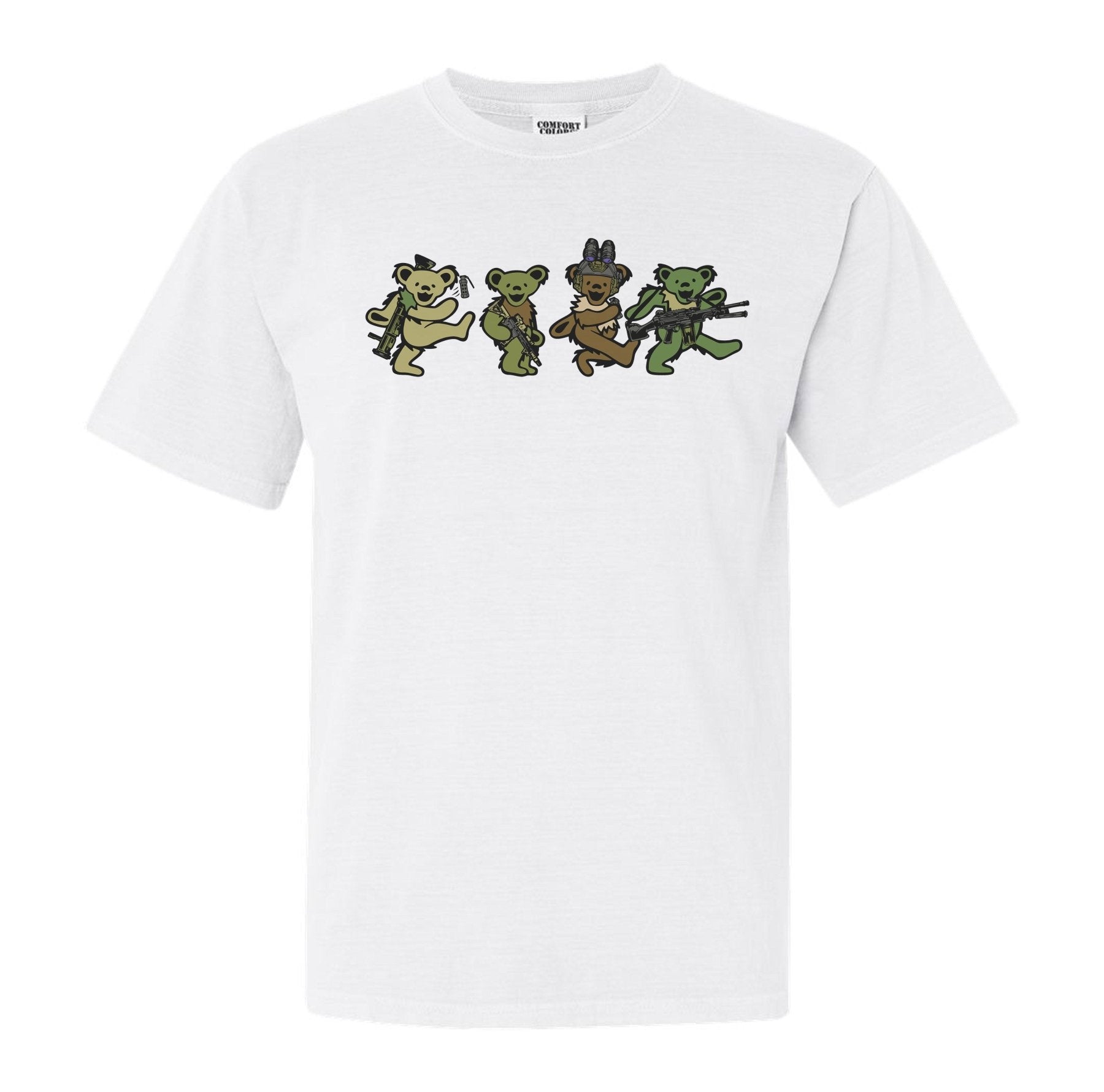 CQB Stacked Bears Heavyweight Tee - Small - Shirt