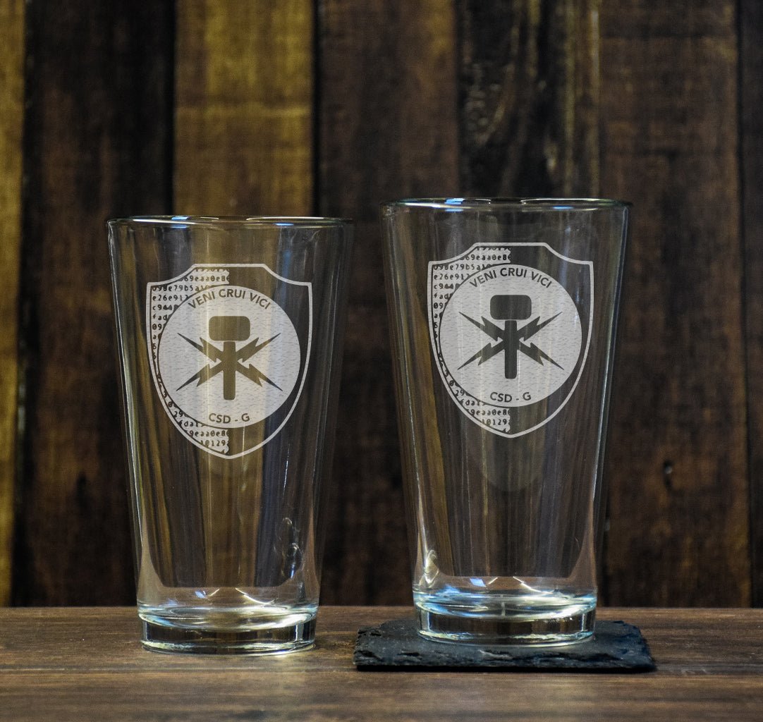 CSD Cyber Pint Glass Set - 2 - Pack - Glassware