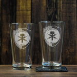 CSD Cyber Pint Glass Set - 2 - Pack - Glassware