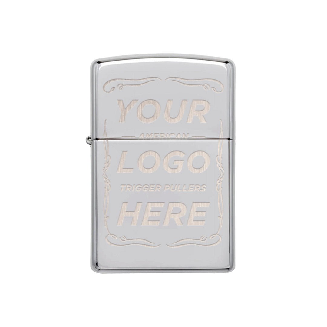 Custom Logo Lighter - Chrome - Lighter