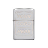 Custom Logo Lighter - Chrome - Lighter