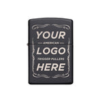 Custom Logo Lighter - Matte Black - Lighter
