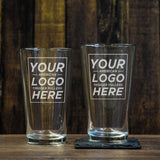 Custom Pint Glass Set - Set of 2 - Glassware