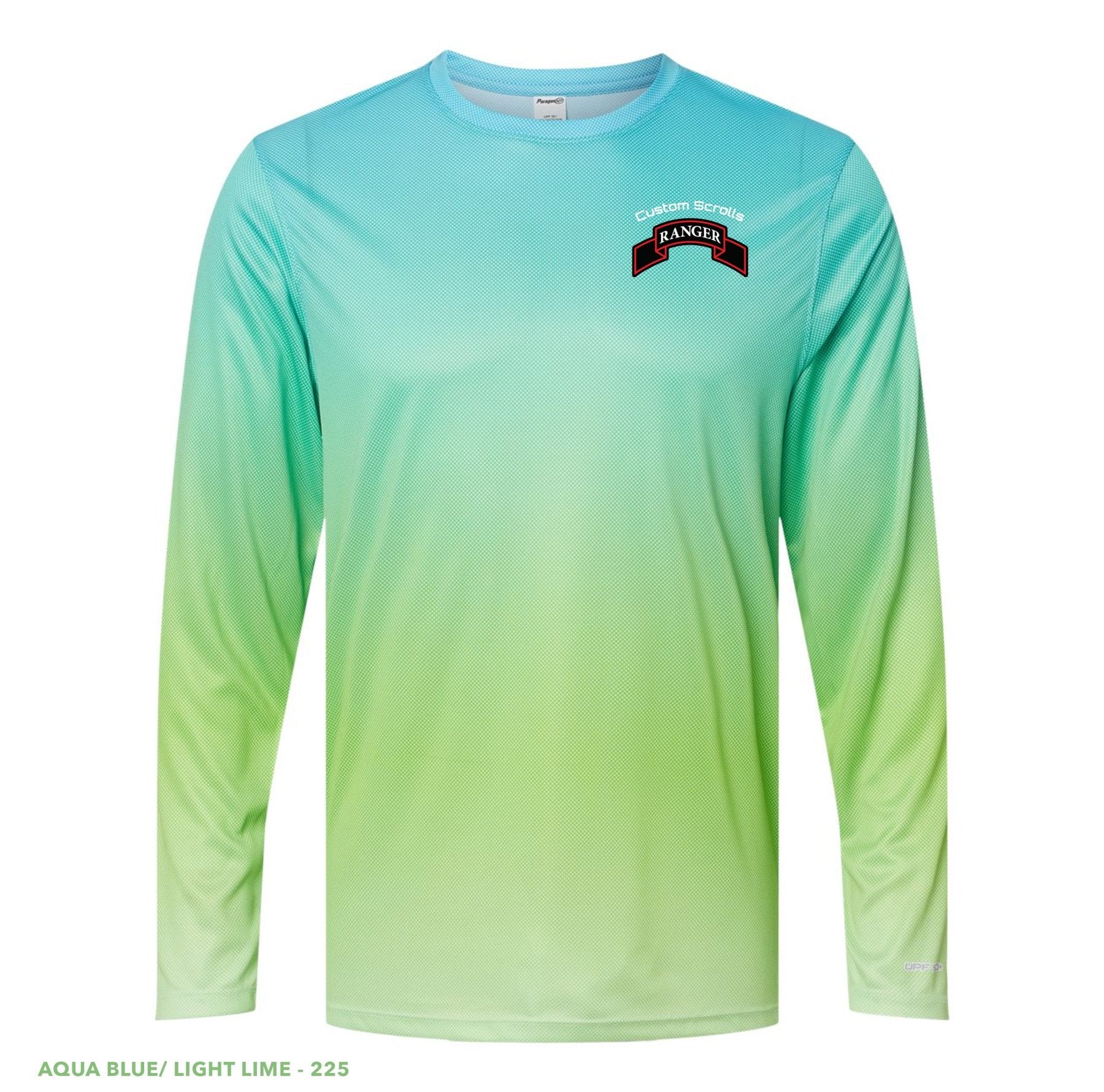 Custom Scroll Performance Long Sleeve - Small - Performance Wear