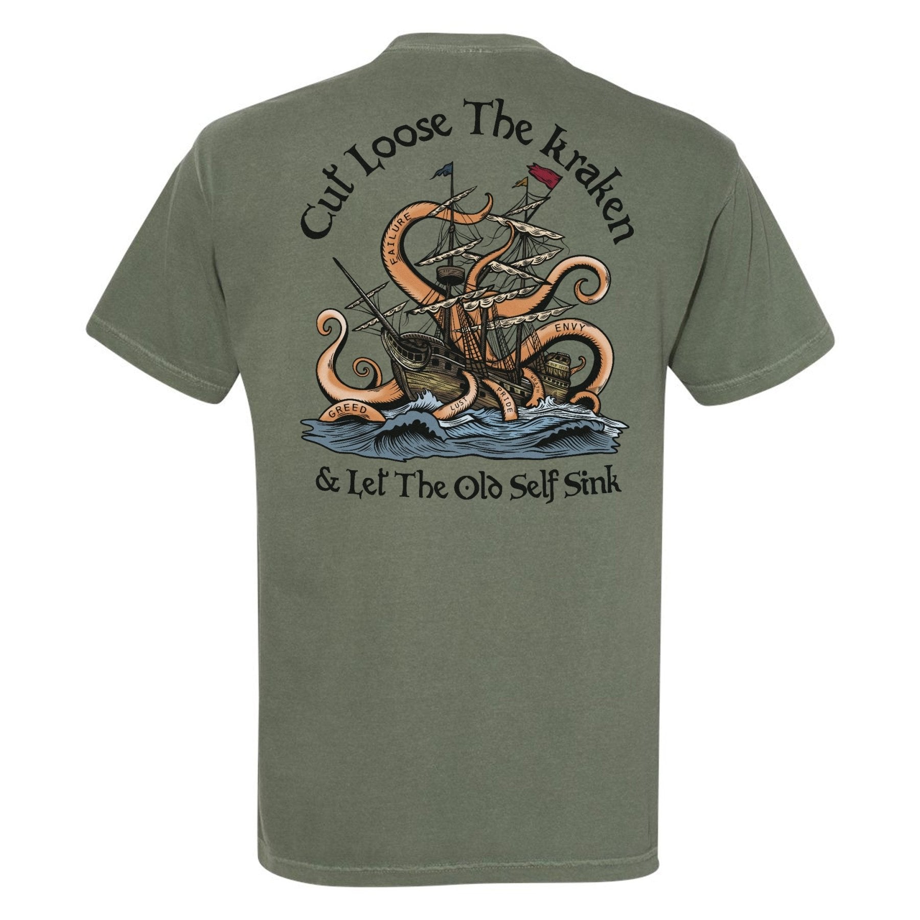 Cut Loose The Kraken Heavyweight Shirt - Small - Shirt