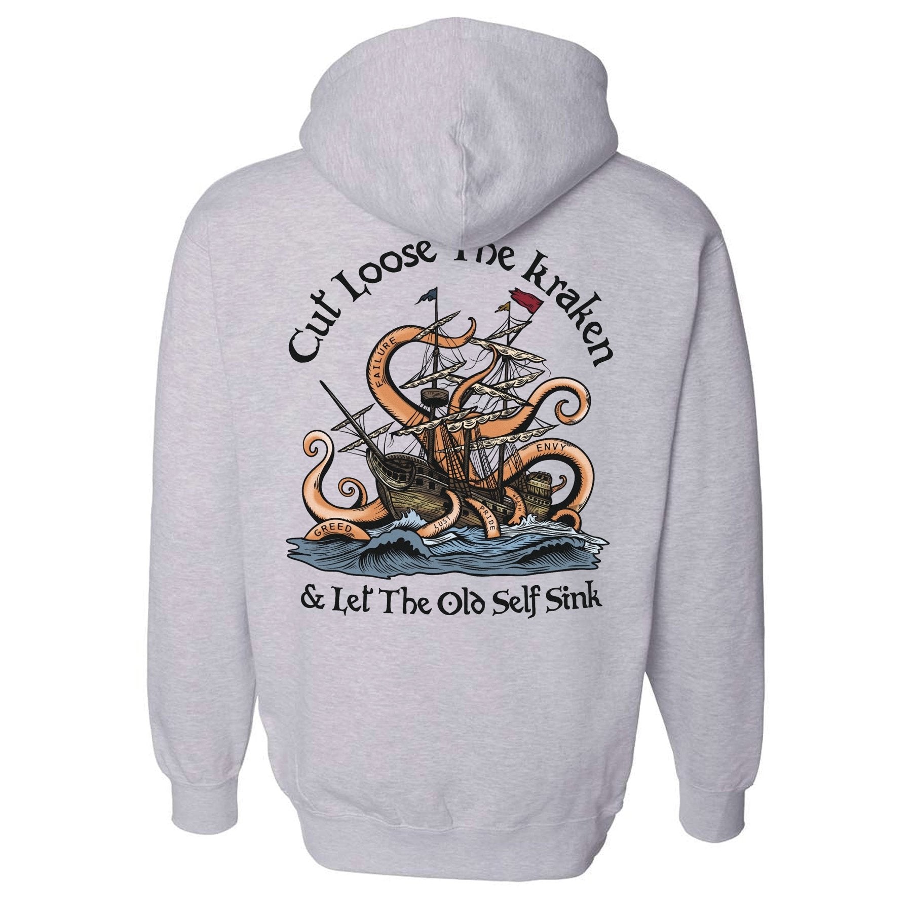 Cut Loose The Kraken Hoodie - Small - Hoodie