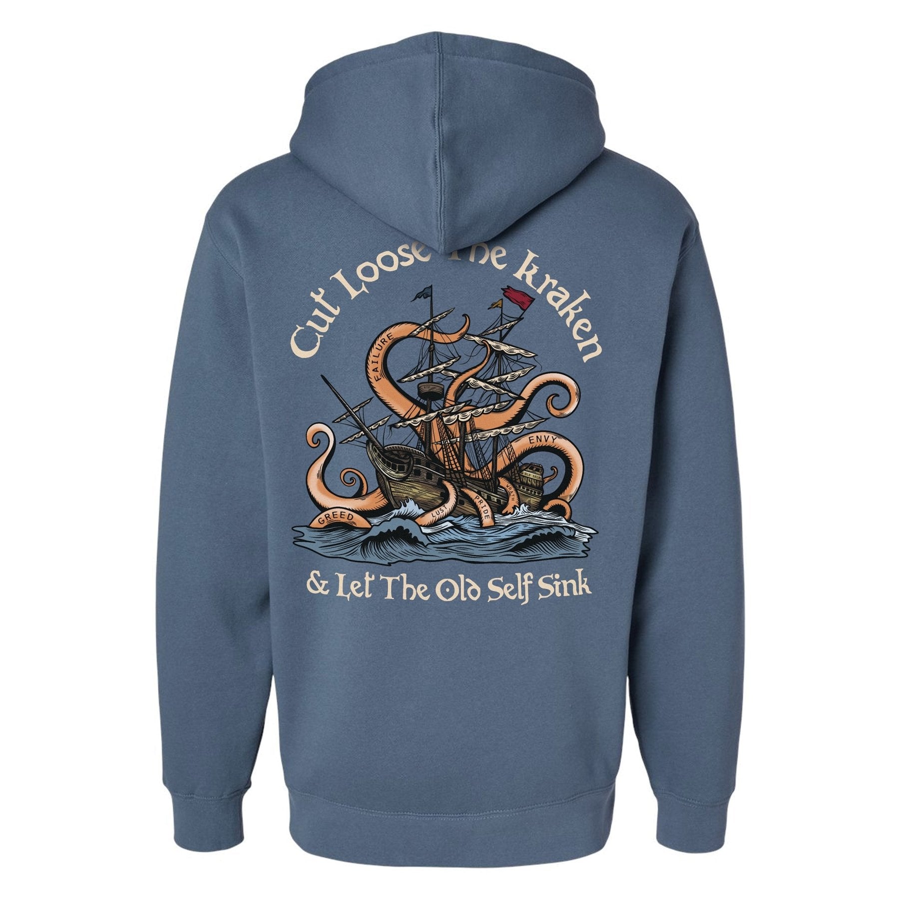 Cut Loose The Kraken Hoodie - Small - Hoodie