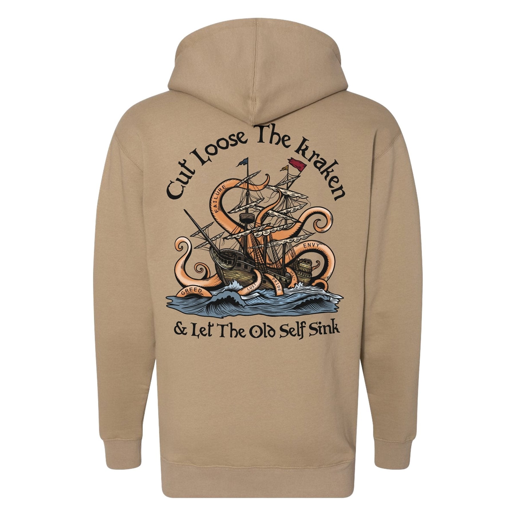 Cut Loose The Kraken Hoodie - Small - Hoodie