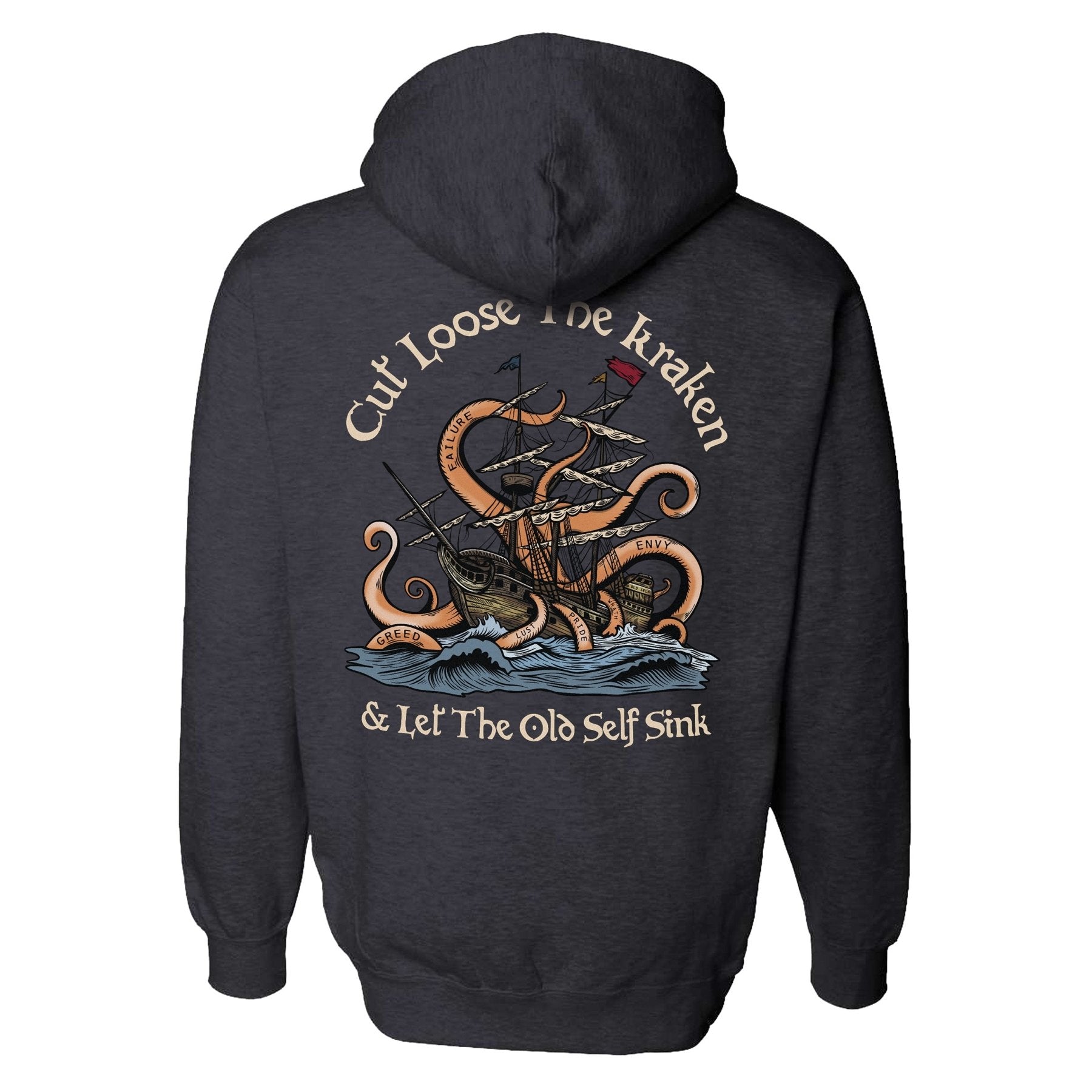 Cut Loose The Kraken Hoodie - Small - Hoodie