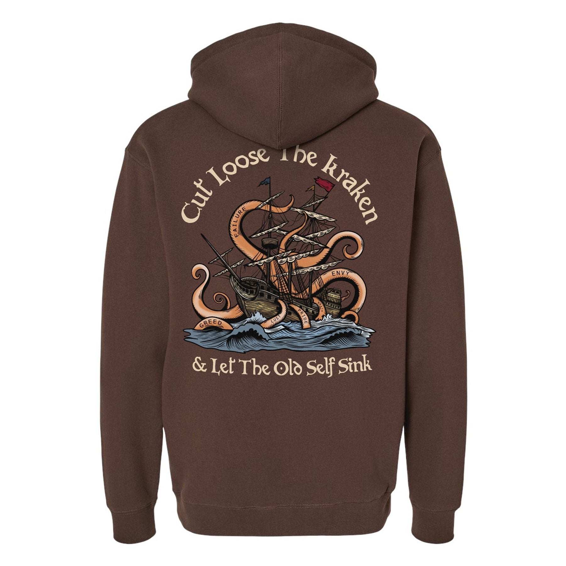 Cut Loose The Kraken Hoodie - Small - Hoodie