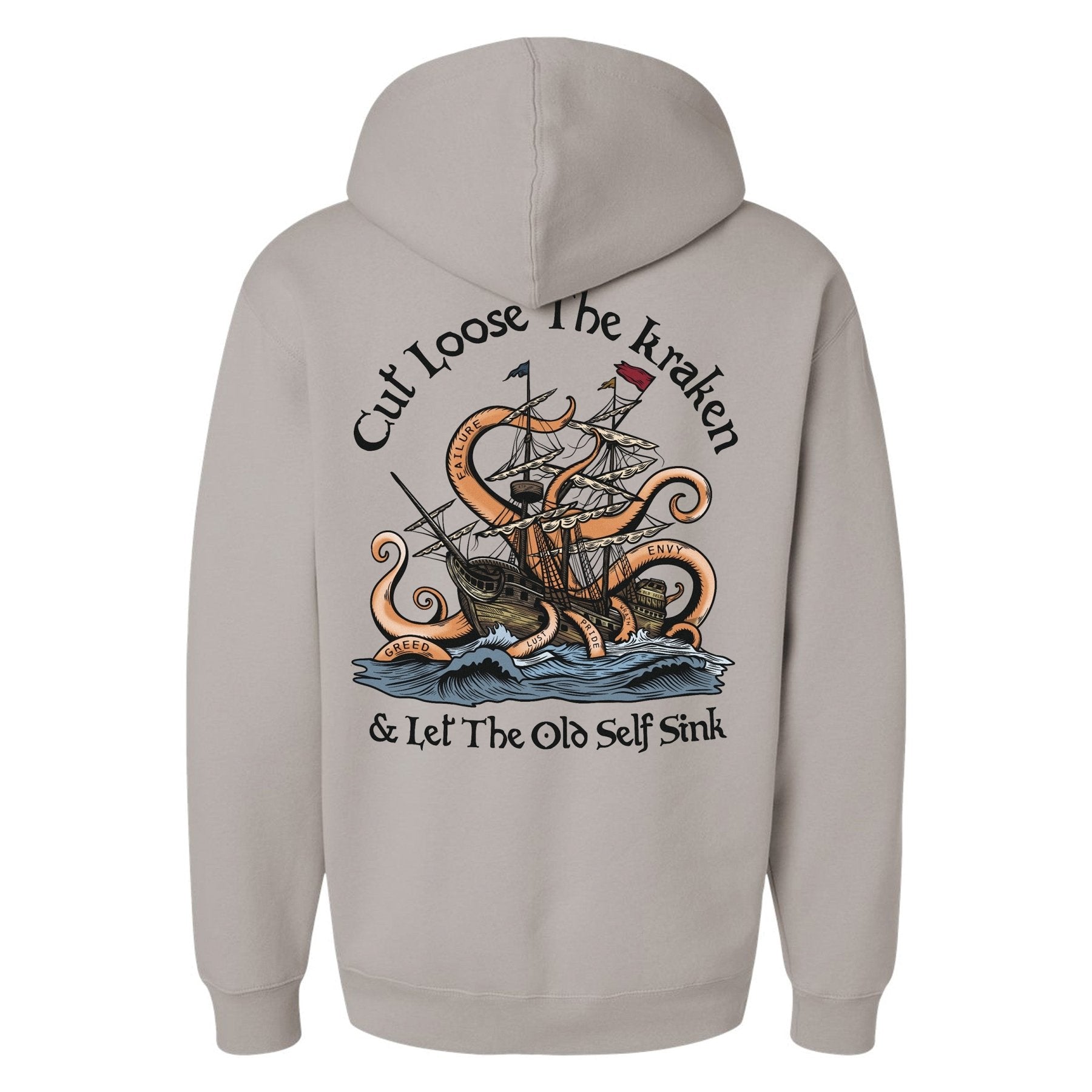 Cut Loose The Kraken Hoodie - Small - Hoodie