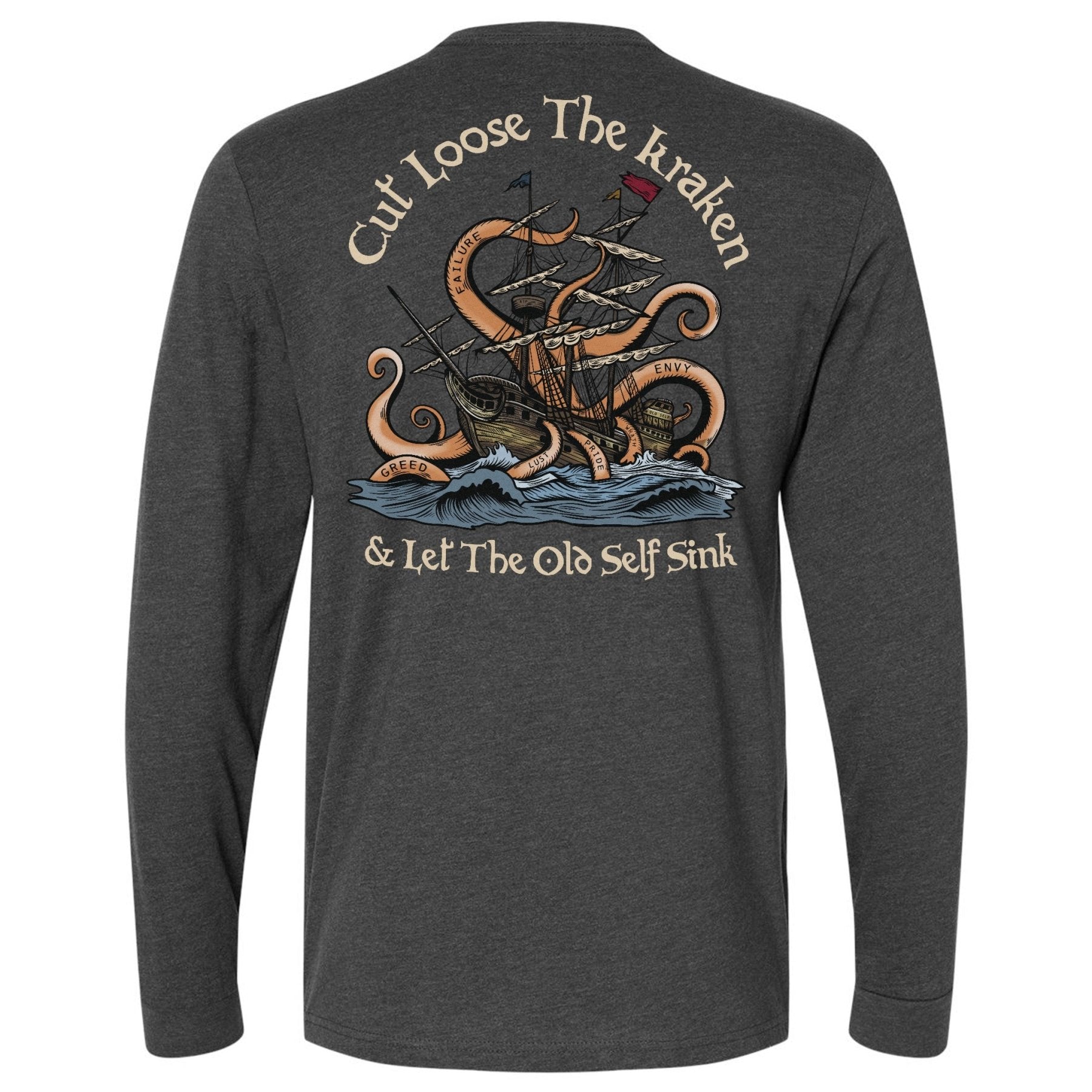 Cut Loose The Kraken Long Sleeve Shirt - Small - Long Sleeve