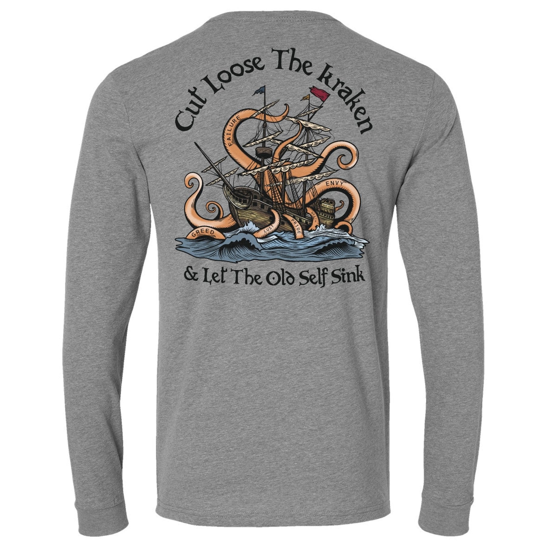 Cut Loose The Kraken Long Sleeve Shirt - Small - Long Sleeve