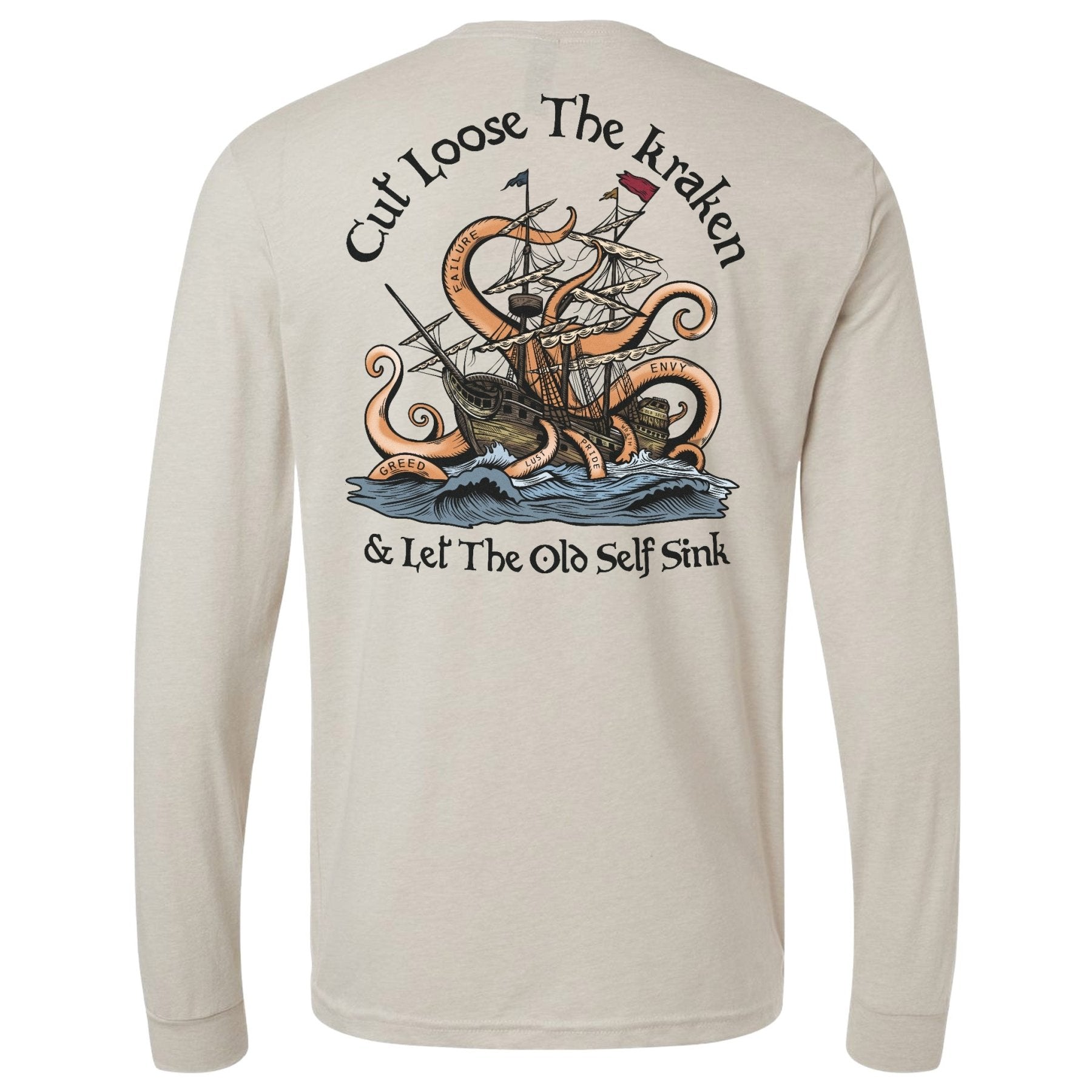 Cut Loose The Kraken Long Sleeve Shirt - Small - Long Sleeve