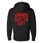 DAWGS GOTTA EAT HOODIE - Small - Hoodie