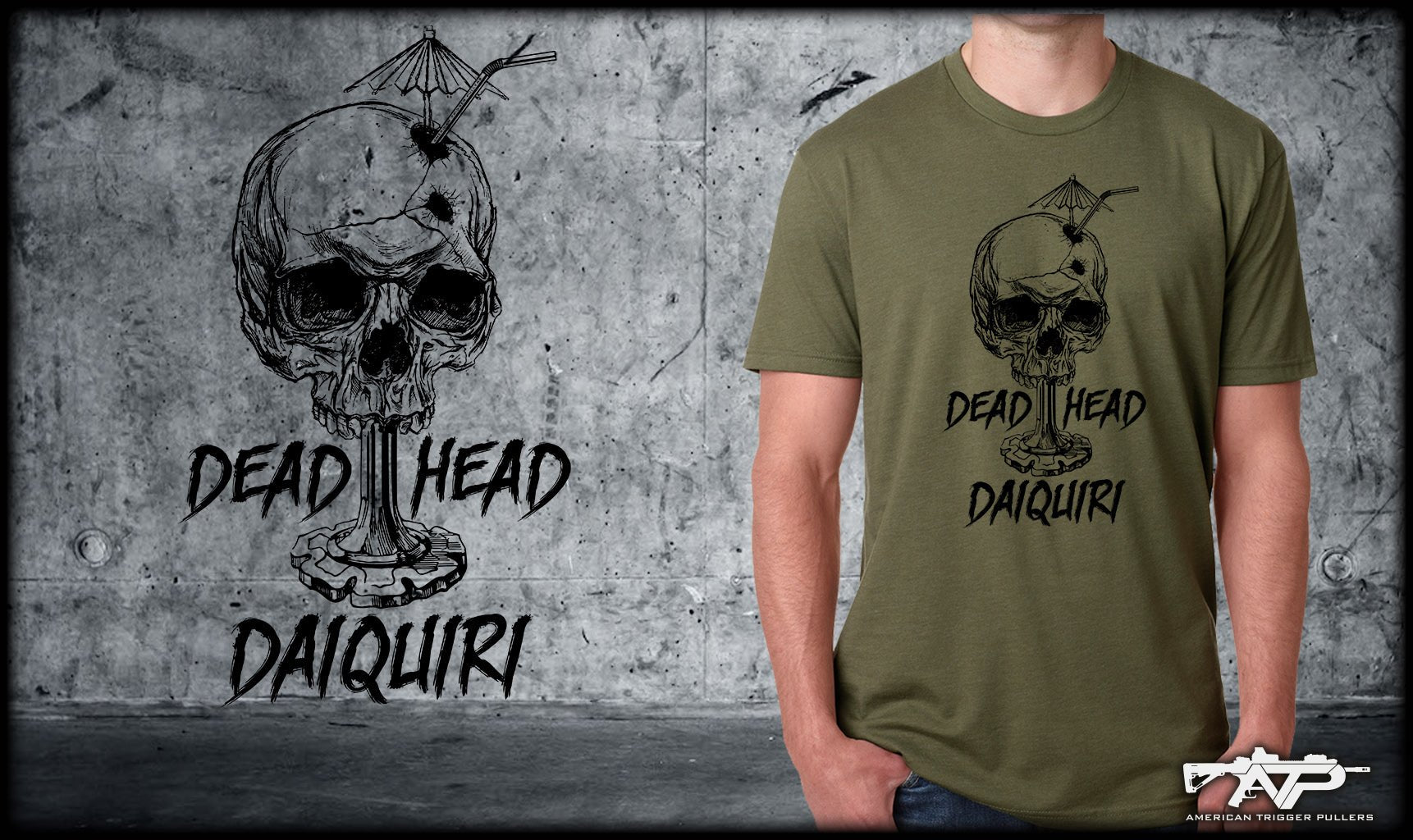 Dead Head Daquiri Subdued - OD Green - Archive