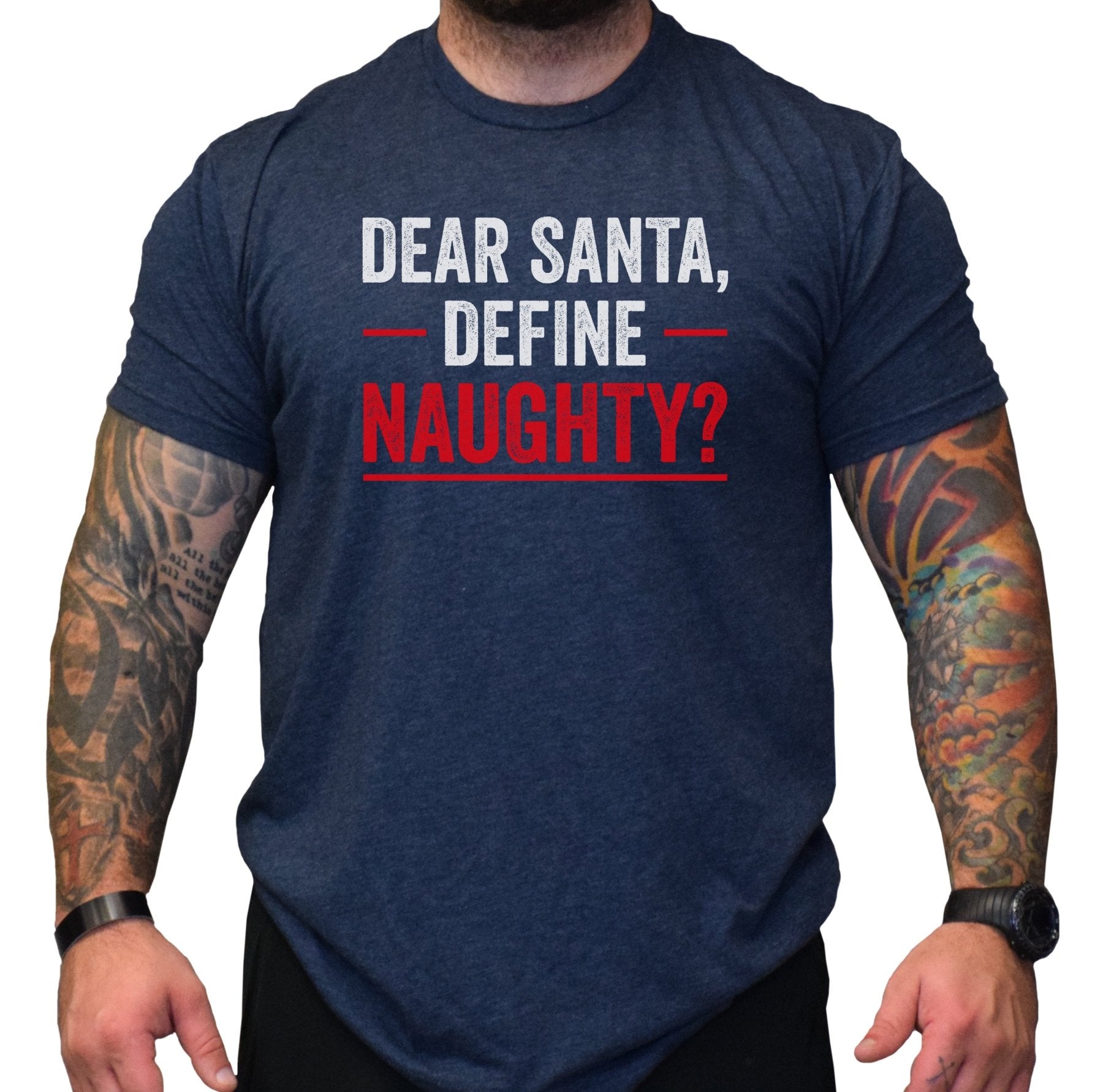 Dear Santa Define Naughty - Small - Shirt