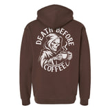 Death Before Coffee Hoodie - Small - Hoodie